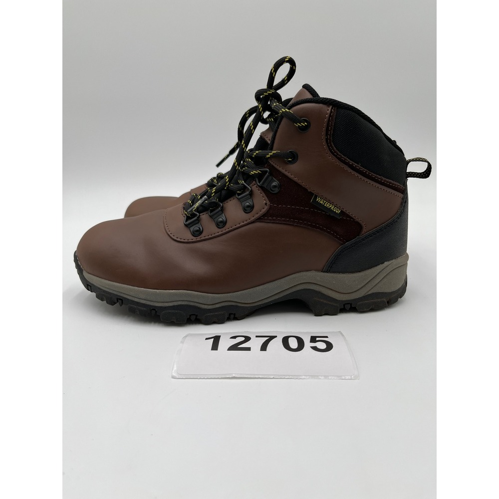 Magellan Outdoors Hiking Boots Boys 6D Brown Waterproof Leather YFWMFYC1139 - Picture 3 of 15